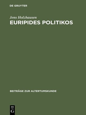 cover image of Euripides Politikos